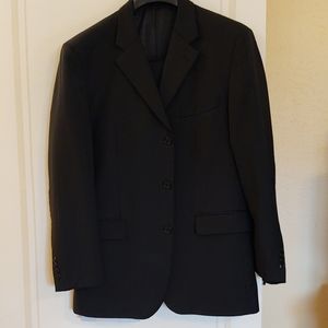 Albert Nipon two piece black men's suit